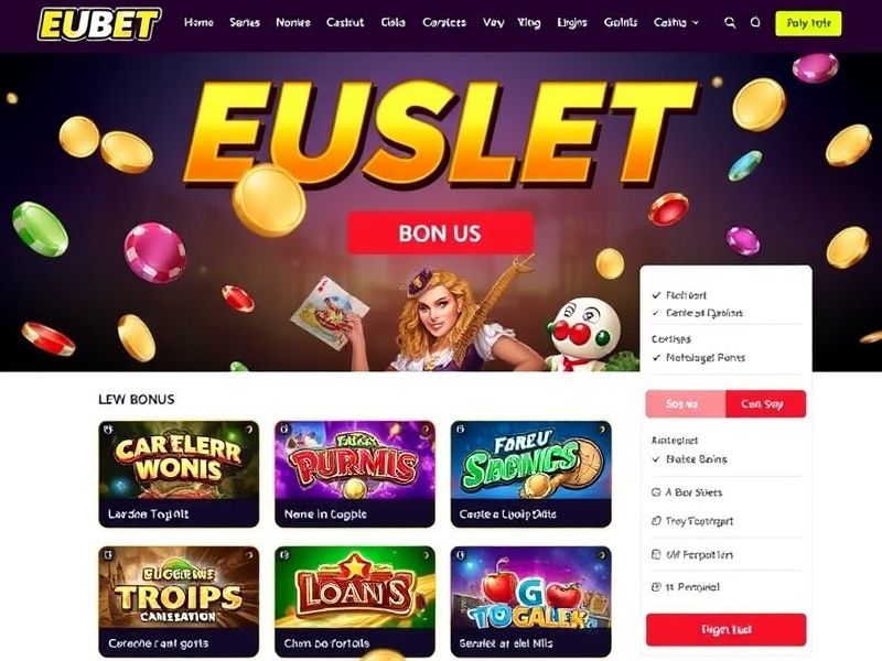 Explore the world of eubet slot games at our comprehensive online gambling resource. Get the latest updates, reviews, and expert insights on eubet casino and slot gaming.