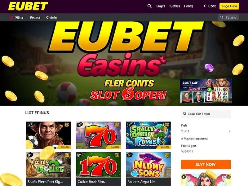 Explore the world of eubet slot games at our comprehensive online gambling resource. Get the latest updates, reviews, and expert insights on eubet casino and slot gaming.